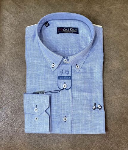 Camisa CoolBike celeste