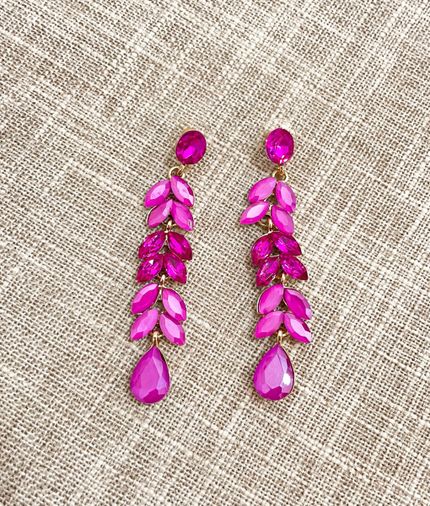 Pendientes colgantes buganvilla