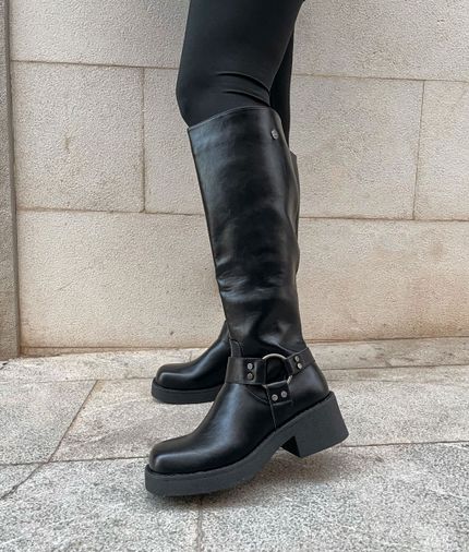 Botas biker negras