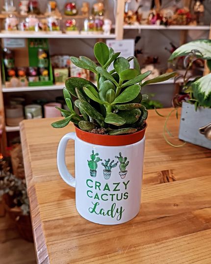 Taza Crazy Cactus Lady